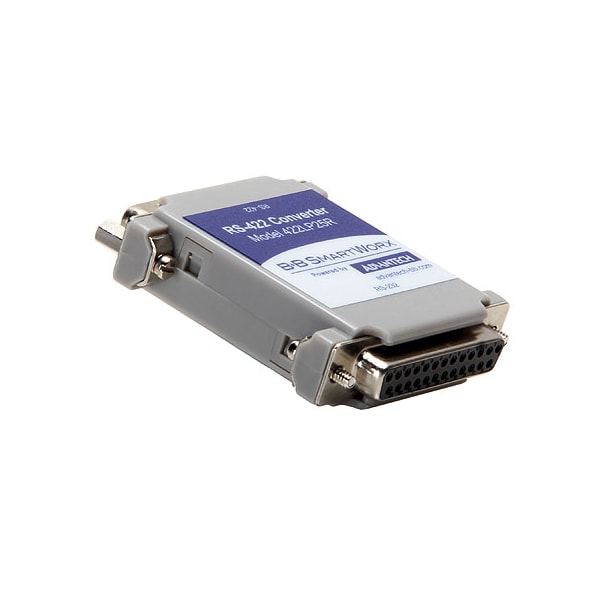 B+B Smartworx 2 Channel Port Powered Rs232 To Rs422 Converter Db25 Connection 422LP25R
